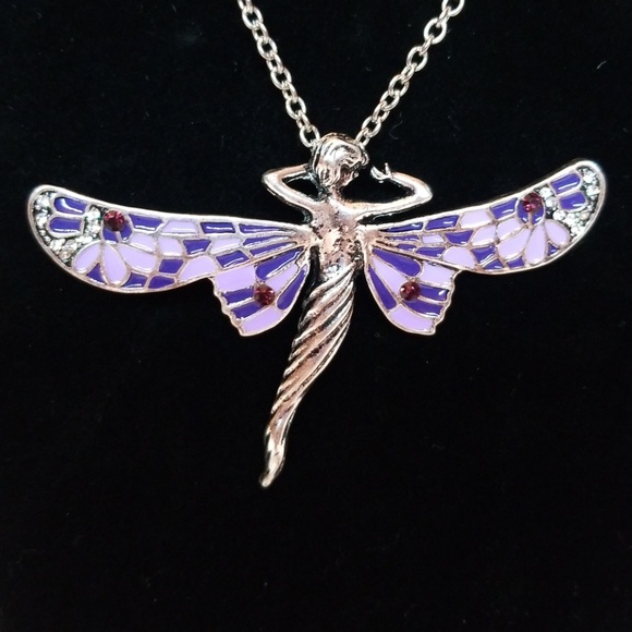Lady Dragonfly necklace - Picture 1 of 3